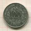 100 франков. Западная Африка 1969г