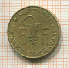 5 франков. Западная Африка 1965г