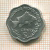 5 центов. Сейшеллы. Серия FAO 1977г