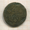 4 пфеннинга. Мюнстер 1787г