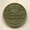 20 франков. Монако 1950г