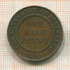 1/2 пенни. Австралия 1933г