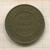 1/2 пенни. Австралия 1919г