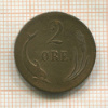 2 эре. Дания 1875 ?г