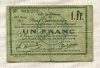 1 франк. Франция
