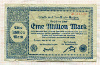 1000000 марок. Германия 1923г
