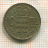 10 франков. Монако 1951г