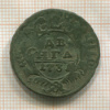 Денга. Перечекан с "Петровской" копейки 173?г