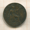 1 фартинг. Великобритания 1917г