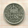 6 пенсов. Великобритания 1944г