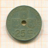 25 сантимов. Бельгия 1942г