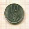 10 центов. ЮАР 1974г