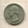 1/4 доллара. США 1956г