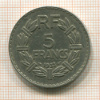 5 франков. Франция 1933г