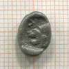 Обол. Мизия. Кизик. 480-450 г. до н.э. Лев/кабан