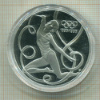 200 шиллингов. Австрия. 100 лет Олимпийскому движению. ПРУФ 1995г