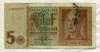 5 марок. Германия 1942г