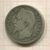 2 франка. Франция 1869г