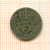 3 пенса. Англия 1890г
