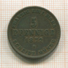 5 пфеннигов. Мекленбург-Шверин 1872г