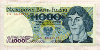 1000 злотых. Польша 1979г