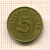 5 пфеннигов. Германия 1938г