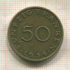 50 франкенов. Саарланд 1954г