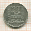 20 франков. Франция 1933г