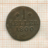 1 геллер. Гессен-Кассель 1800г