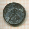 1/2 пенни. Великобритания 1749г