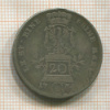20 крейцеров. Бранденбург 1764г