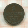 1 крейцер. Австрия 1951г