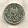 6 пенсов. Великобритания 1943г