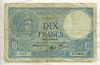 10 франков. Франция 1939г