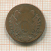 1 крейцер. Австрия 1800г