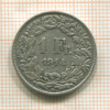1 франк. Швейцария 1914г
