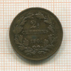 2 1/2 сантима. Люксембург 1901г