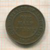 1/2 пенни. Австралия 1919г