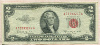 2 доллара. США 1953г