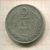 2 лата. Латвия 1926г