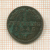 1 пфеннинг. Пруссия 1846г
