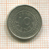 10 центов. Суринам 1976г