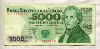 5000 злотых. Польша 1988г