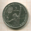 5 долларов. Ниуэ 1987г