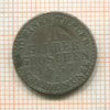 1 грош. Пруссия. (деформация) 1857г