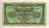 10 франков. Бельгия 1943г