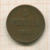 5 пенни 1866г