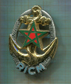 Полковой знак. Танковый полк Морская Пехота 9-я бронетанковая бригада. Франция