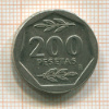200 песет. Испания 1988г