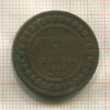 5 сантимов. Тунис 1891г